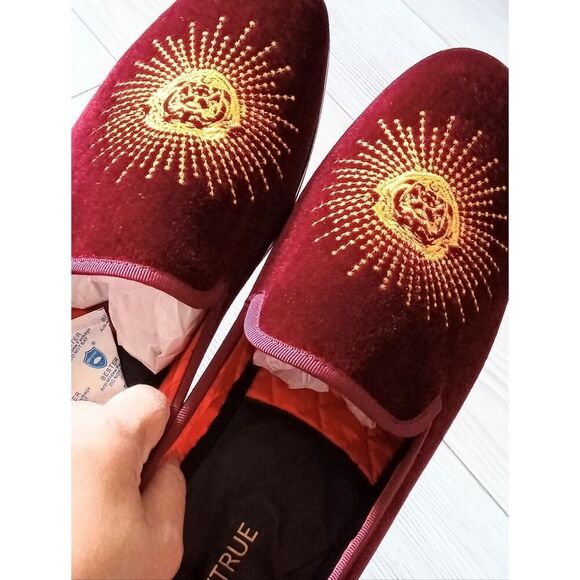 (R-4619) FOEVTRUE Mens Dress Loafers Velvet Wedding Party Prom Shoes Sz 48 (15) main image 10